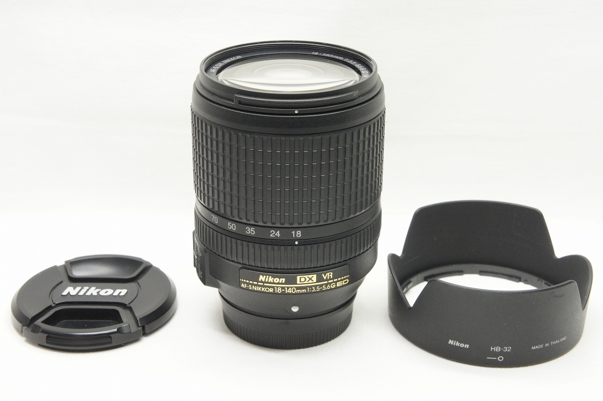 アルプスカメラ 在庫あり 即納 美品 Nikon ニコン AF-S DX NIKKOR 18-140mm 高倍率ズームレンズ F3.5-5.6G VR 220202a 贈与 フード付 APS-C ED