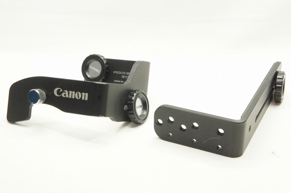 アルプスカメラ】良品 Canon キヤノン Speedlite Bracket SB-E1 スピードライトブラケット 元箱付 220227b 