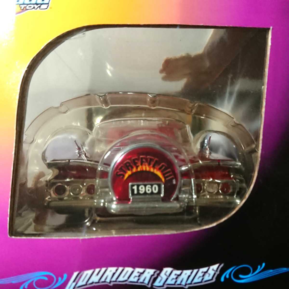 未使用品 JADA TOYS 1/24 Street LOW 1960 シェビー インパラ 赤