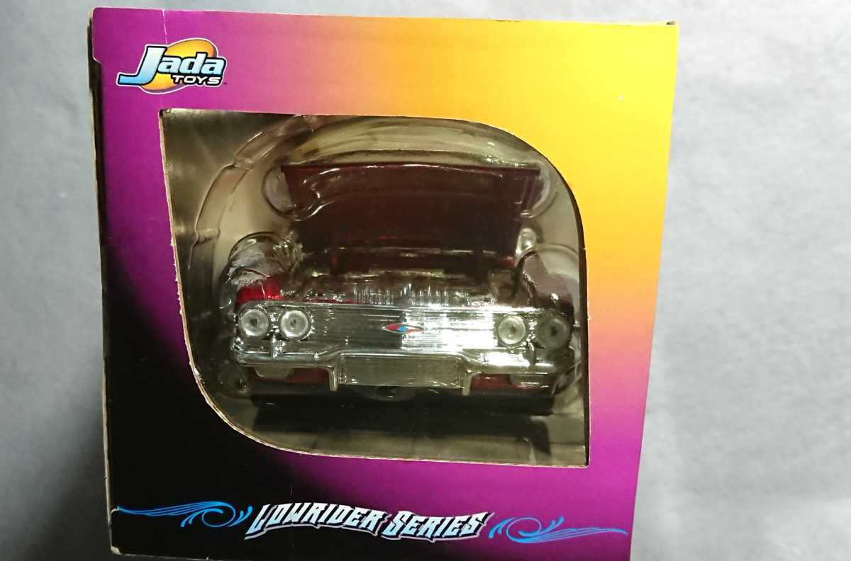 未使用品 JADA TOYS 1/24 Street LOW 1960 シェビー インパラ 赤
