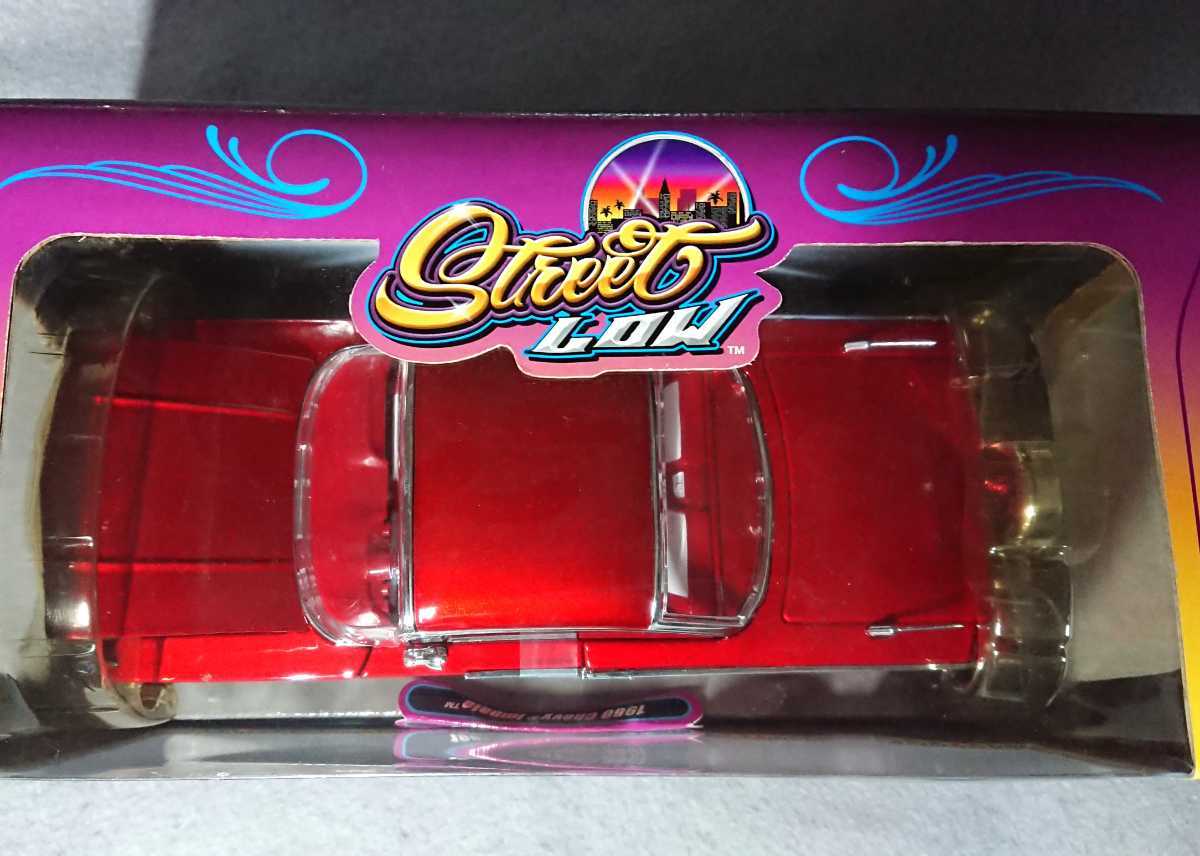 未使用品 JADA TOYS 1/24 Street LOW 1960 シェビー インパラ 赤