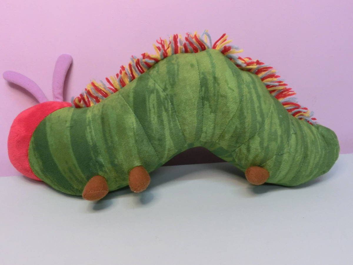 はらぺこあおむし ぬいぐるみ人形 BIG42㎝ エリック・カール Eric Carle 絵本 イモ虫 VINTAGE stuffed animal toy Plushの画像3