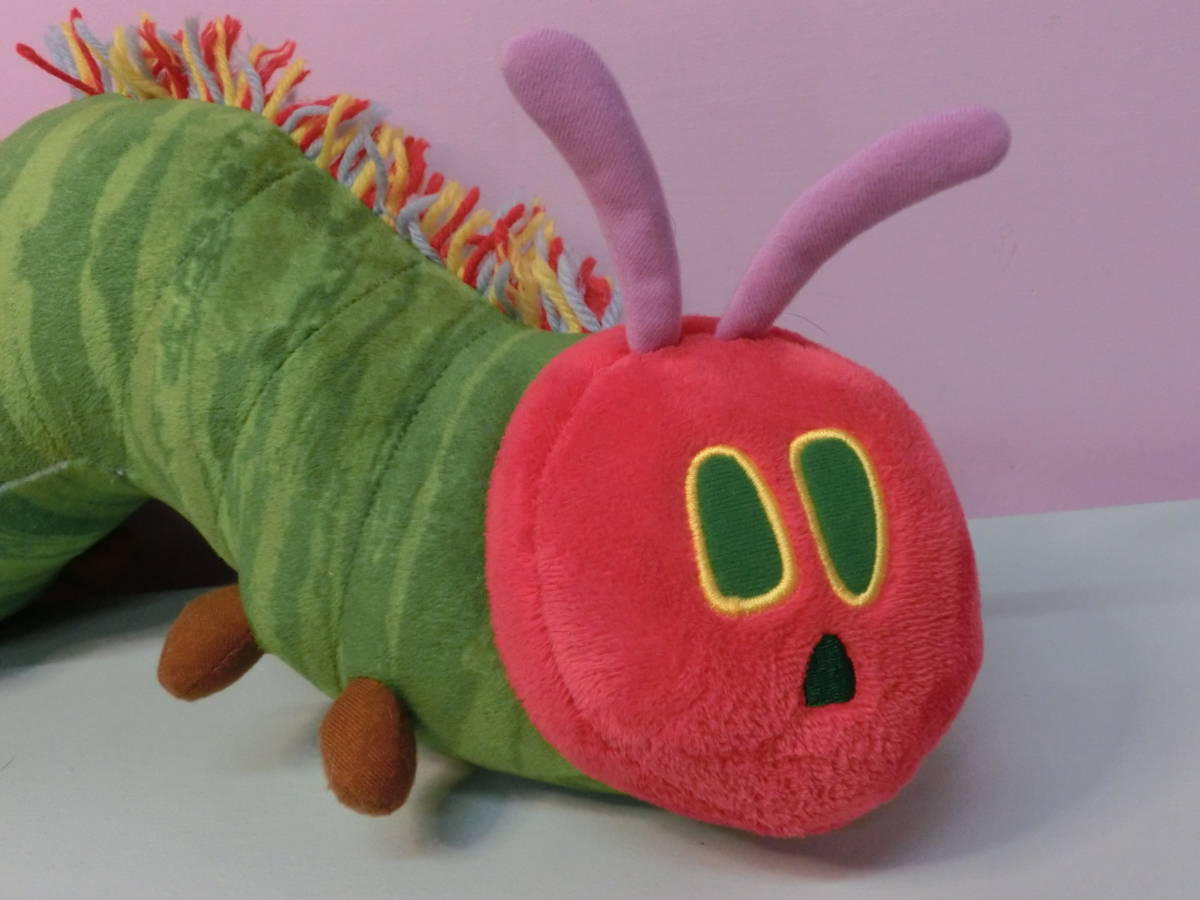 はらぺこあおむし ぬいぐるみ人形 BIG42㎝ エリック・カール Eric Carle 絵本 イモ虫 VINTAGE stuffed animal toy Plushの画像2