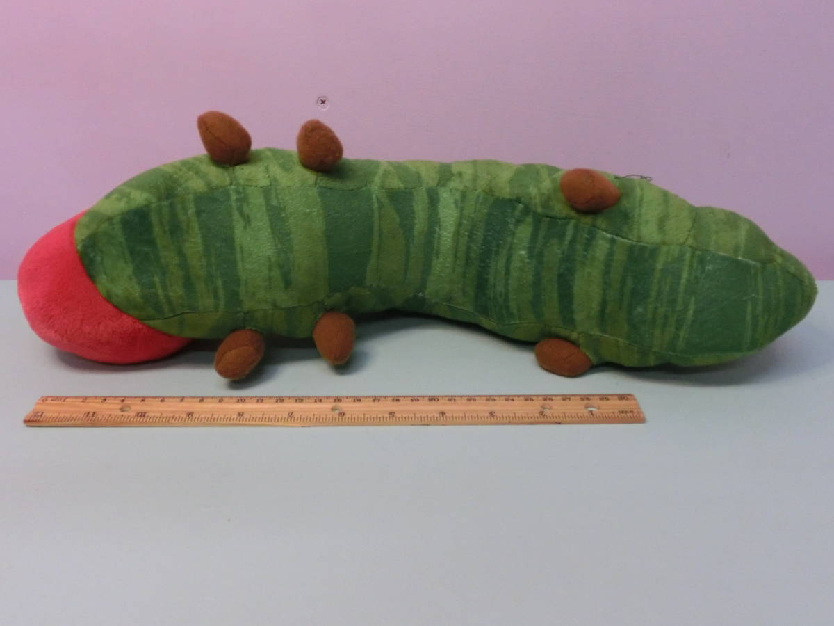 はらぺこあおむし ぬいぐるみ人形 BIG42㎝ エリック・カール Eric Carle 絵本 イモ虫 VINTAGE stuffed animal toy Plushの画像4