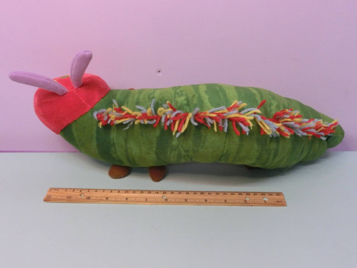はらぺこあおむし ぬいぐるみ人形 BIG42㎝ エリック・カール Eric Carle 絵本 イモ虫 VINTAGE stuffed animal toy Plushの画像5
