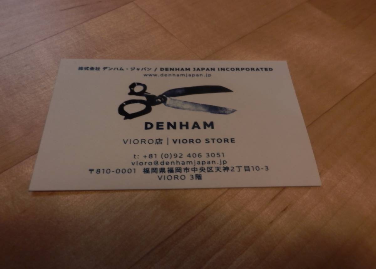 送料込】スニダン併売 新品 タグ付き DENHAM デンハム 希少 ネーム