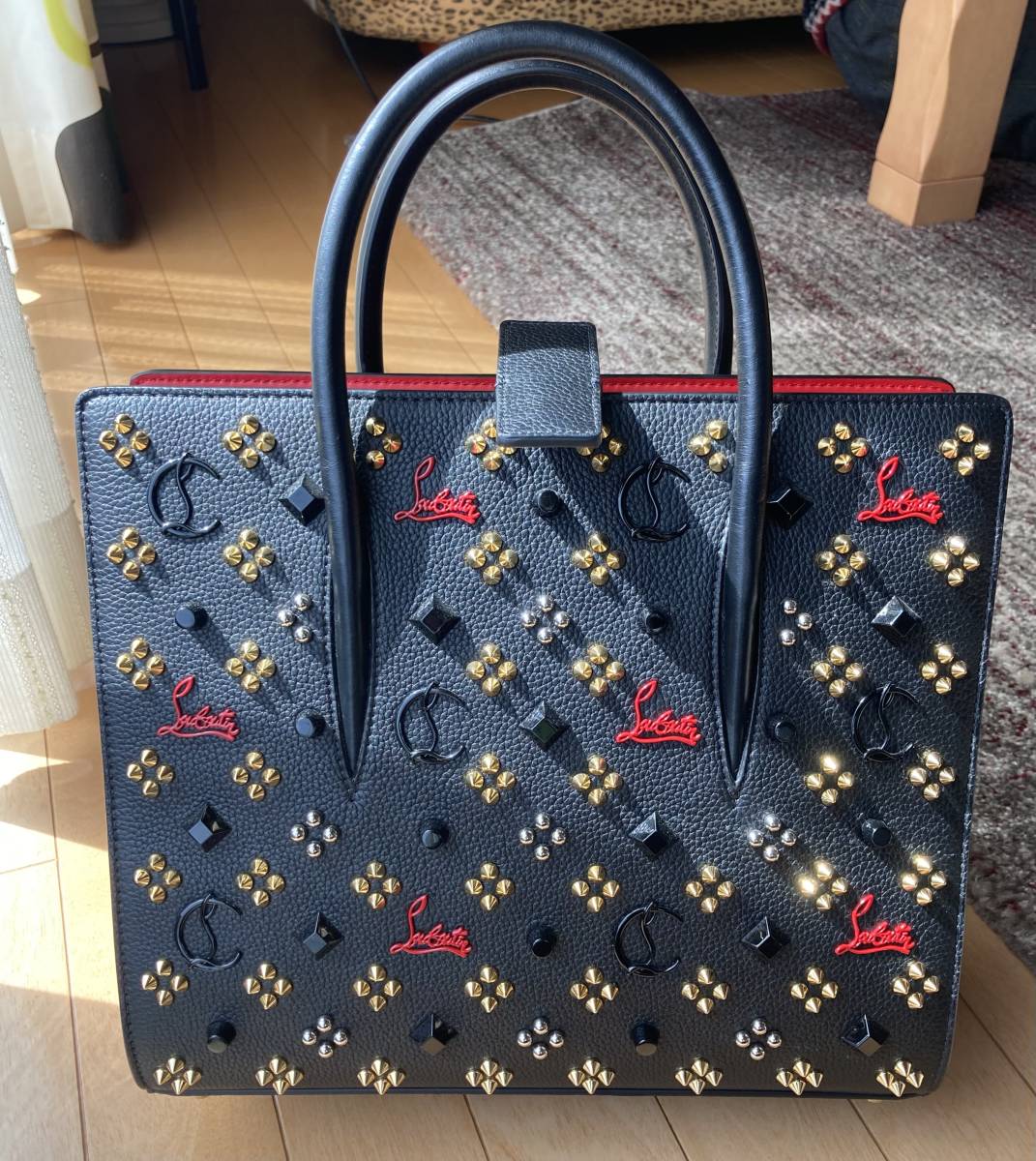 Christian Louboutin　バック　ブラック_画像1