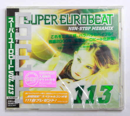  нераспечатанный сборник [SUPER EUROBEAT VOL.113 super euro beat VOL.113]