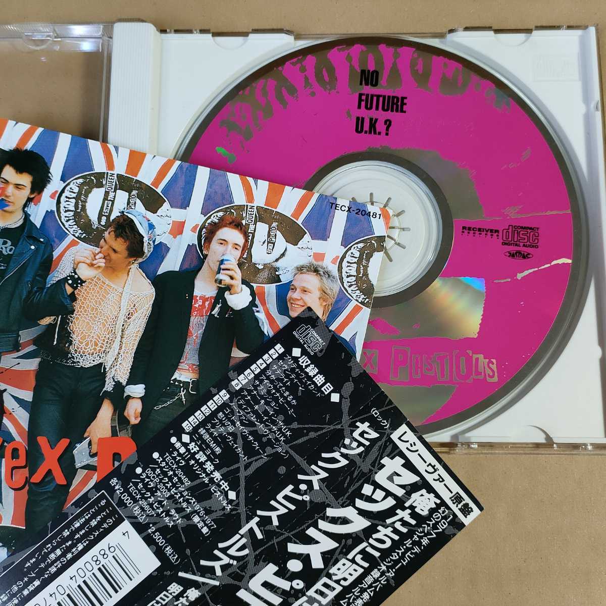 中古CD SEX PISTOLS『NO FUTURE U.k.? 俺たちに明日はない』国内盤/帯有り TECX20481【1310】_画像2