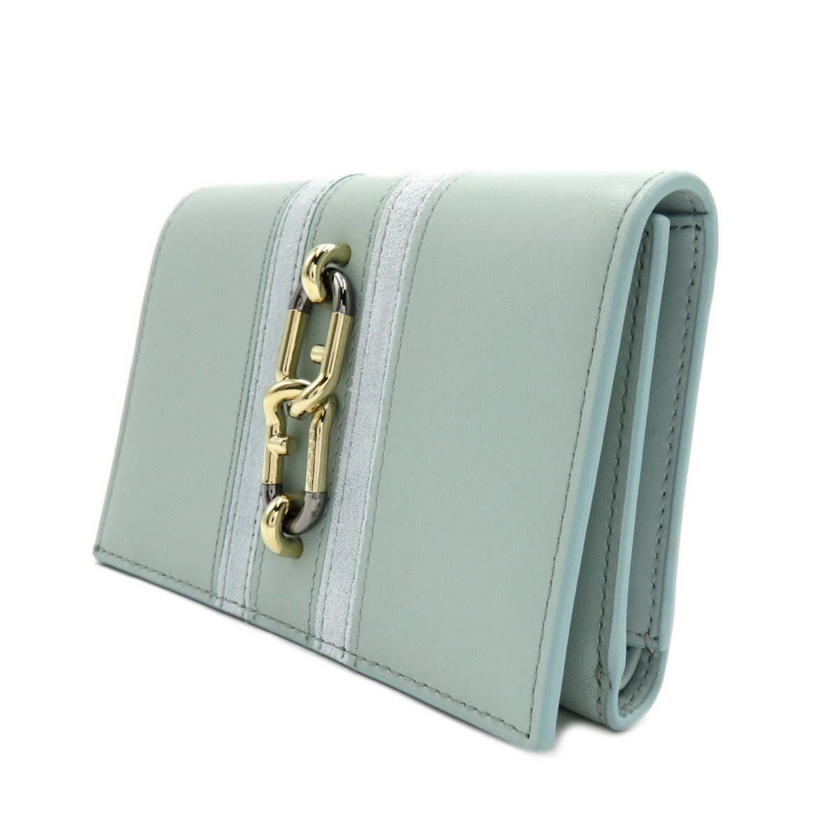 Furla フルラ 三つ折り財布 シレナ 三つ折り財布 グリーン系 レザー