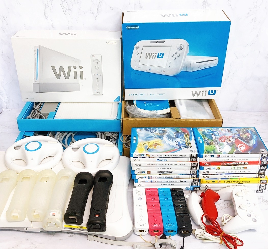 ヤフオク! - 任天堂 Wii本体・Wii U本体・ソフト20本・バラン...