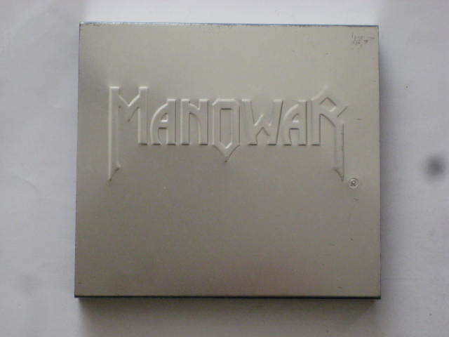 【★日本未発売★80sUS正統派★】MANOWAR⑩エンボス加工重金属製ケース入り限定DVD付き2枚組(廃盤)レザー装丁のデジブック仕様、未使用_エンボス加工重金属製ケース