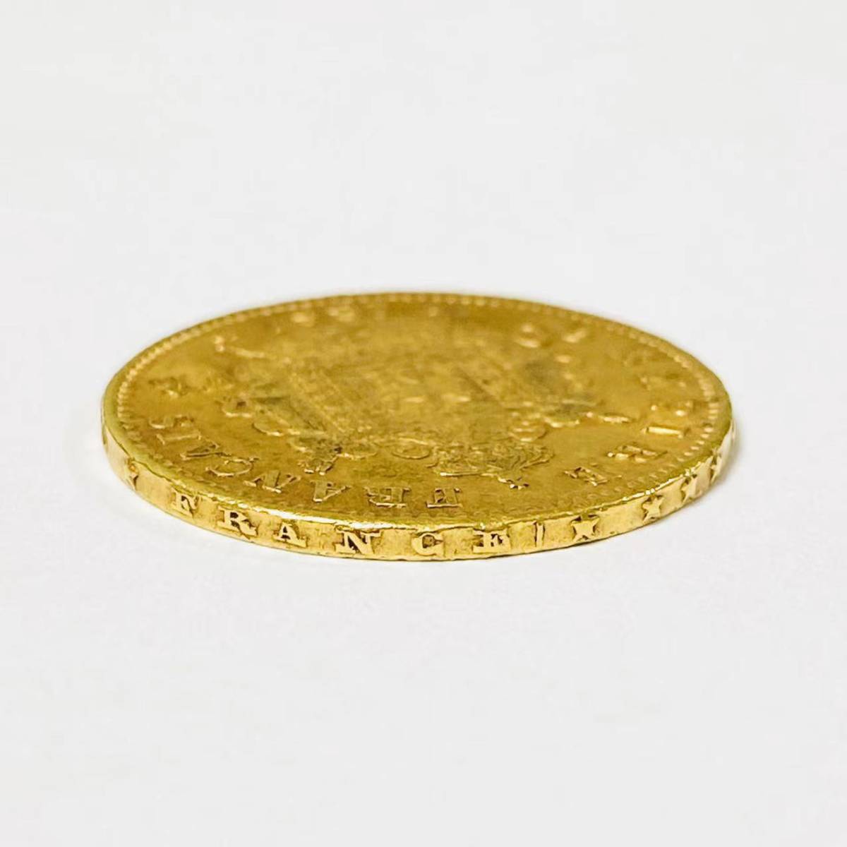 ナポレオン3世 金貨 フランス アンティークコイン イエローゴールド 20