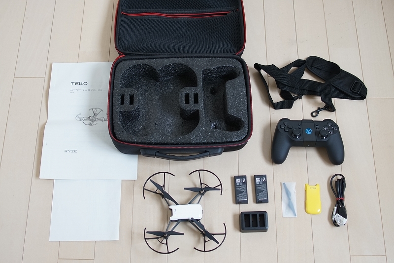 RYZE DJI TELLO ドローン トイドローン コントローラー 専用ケース付き