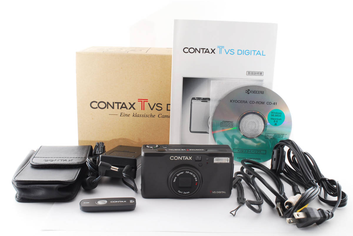 ☆超美品☆ コンタックス CONTAX TVS DIGITAL チタンブラック☆希少