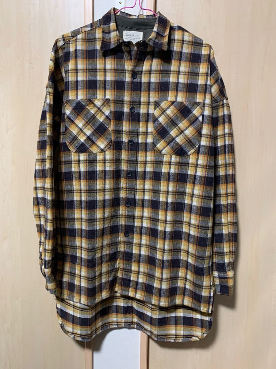 FEAR OF GOD 4th チェックシャツFOURTH COLLECTION 【お1人様1点限り