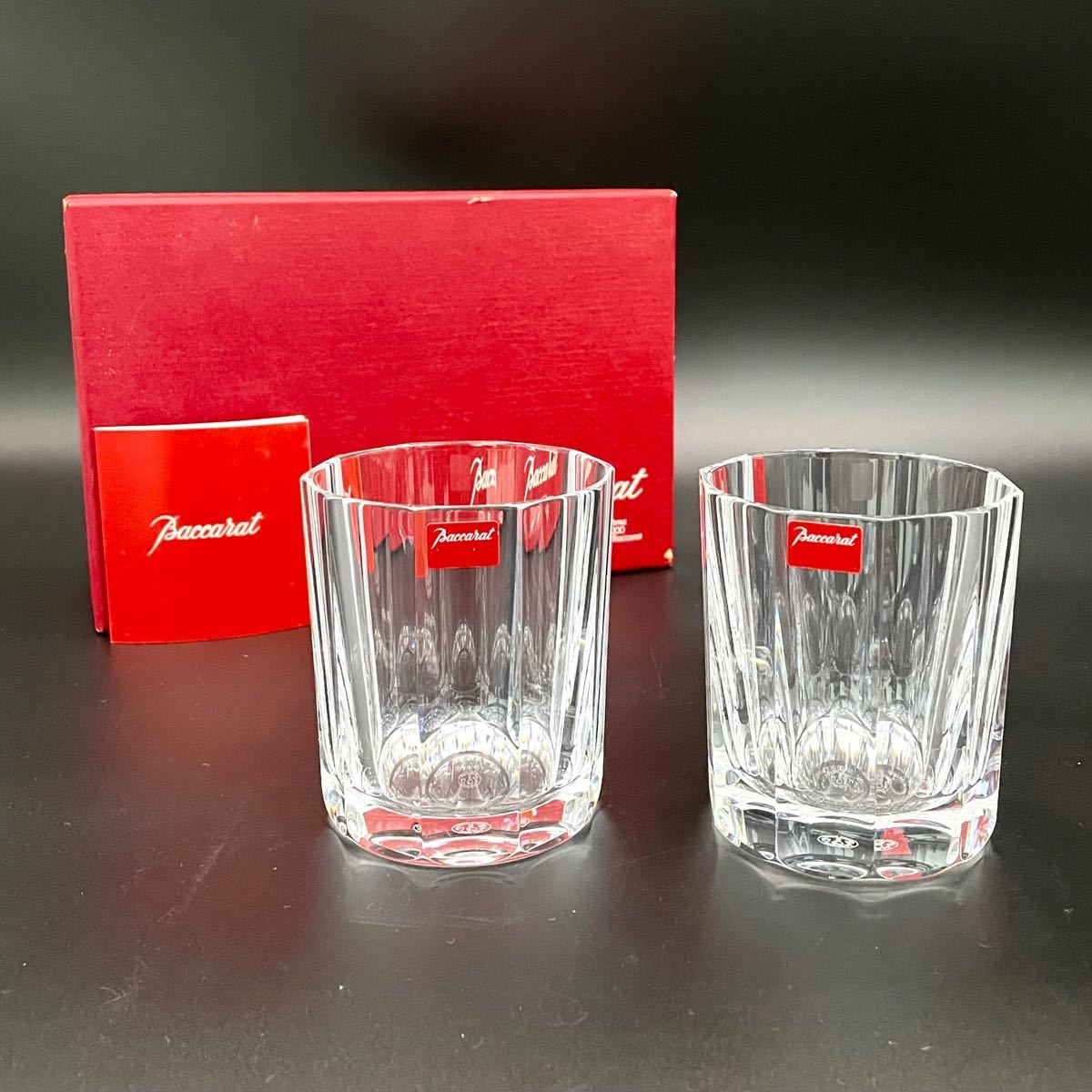 未使用品 ◆ バカラ ◆ Baccarat ◆ モナコ 十角形 ペア ロックグラス タンブラー オールドファッション