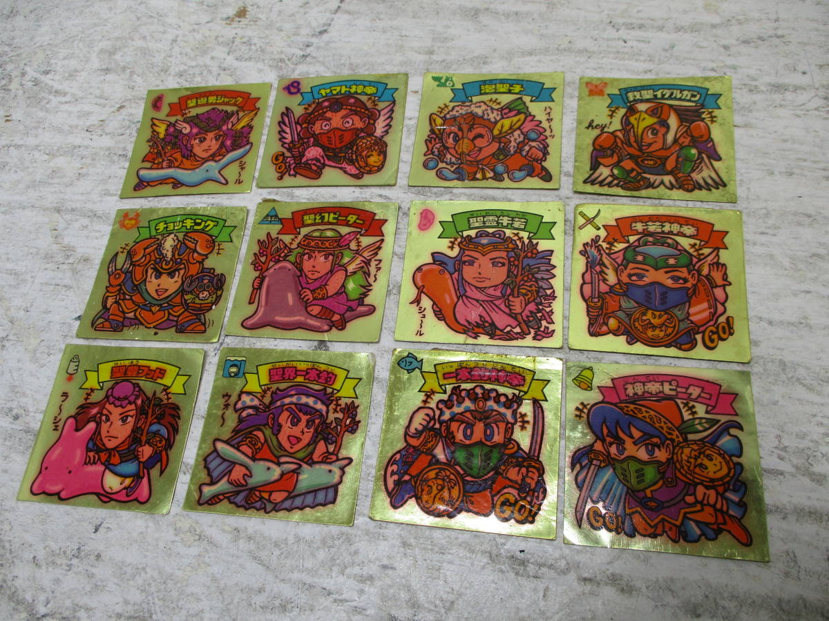  that time thing * Bikkuri man chocolate 12 pieces set kila demon VS angel seal Old Bikkuriman 