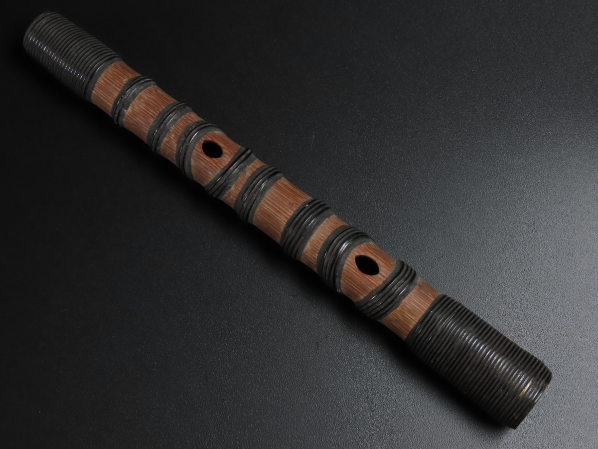 旧家放出品 時代古作 名匠 和楽器 雅楽 神楽 篳篥 ひちりき 龍笛 笙 