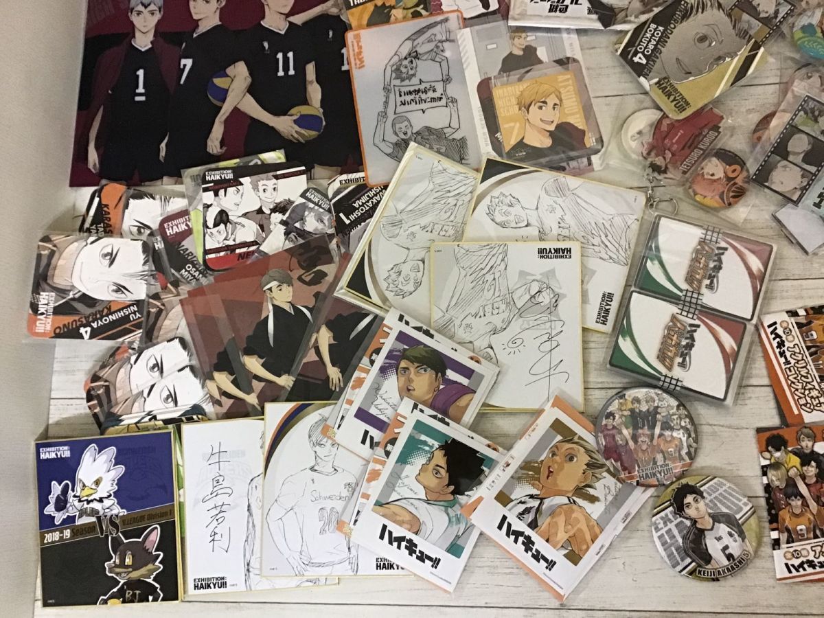 超特価】 ハイキュー 缶バッジ 紙類 色紙 mandhucollege.edu.mv