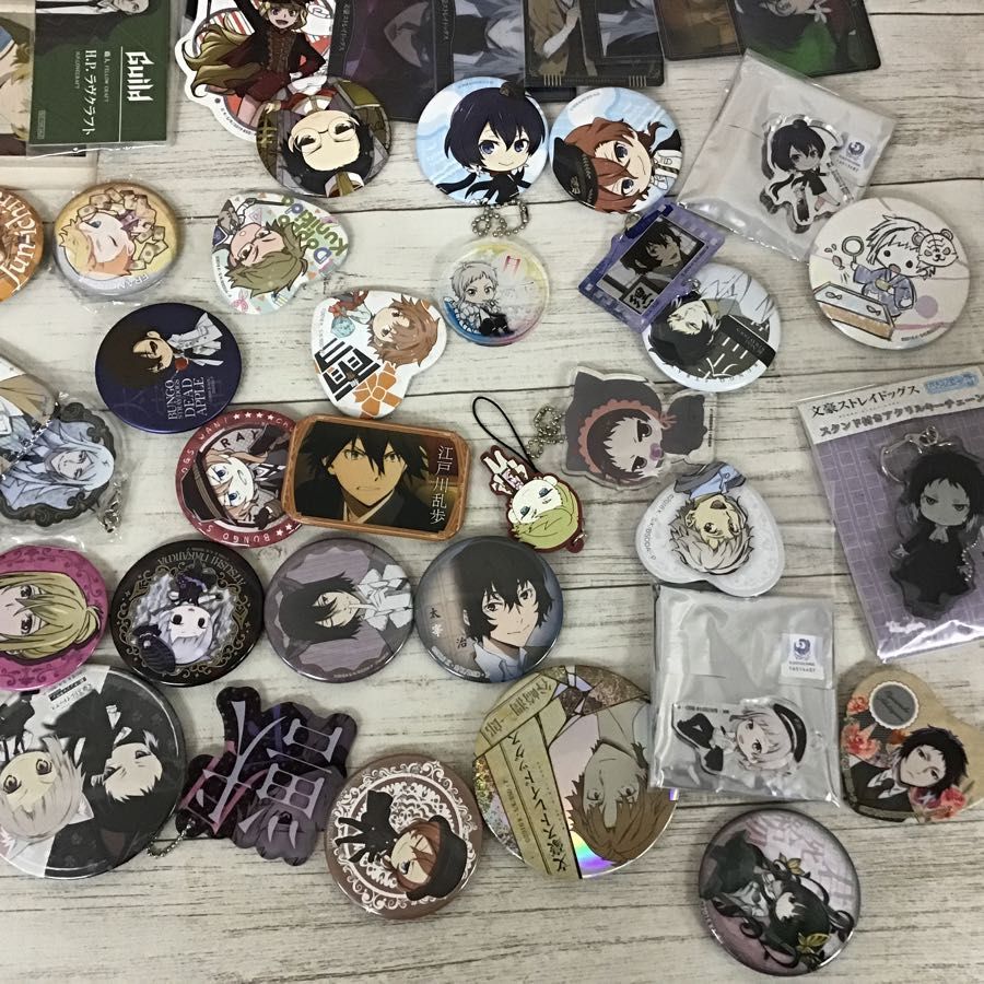 現状】文豪ストレイドッグスグッズおまとめ 缶バッジ、アクリル