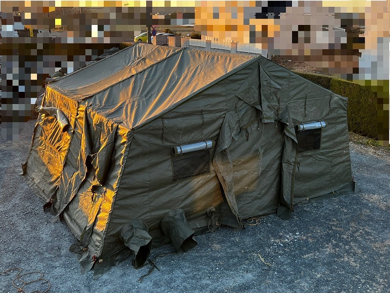 Yahoo!オークション - 【米軍放出品】大型テント シェルター Yahoo!オークション - 【米軍放出品】大型テント シェルター