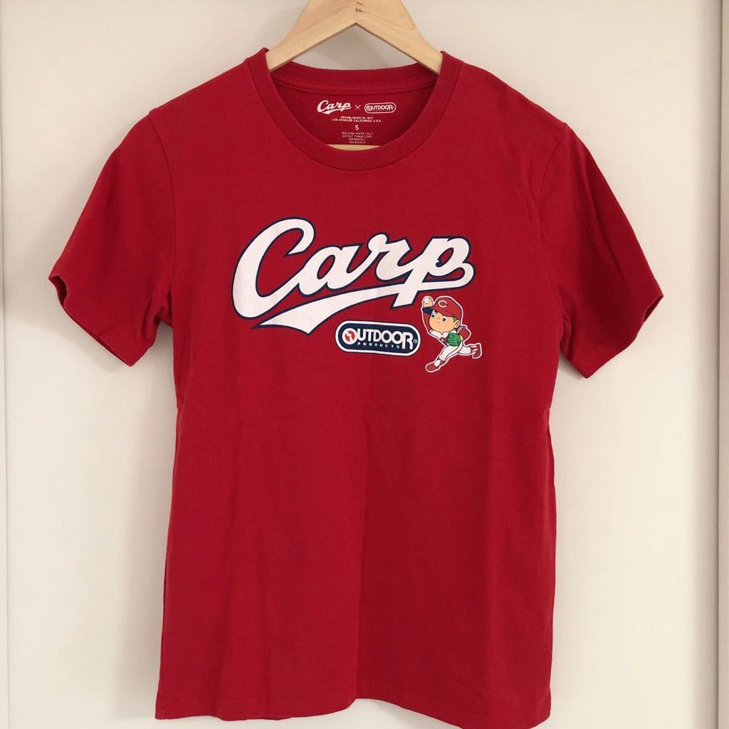広島カープ Tシャツ Outdoor 福袋セール アウトドア カープ坊や コラボ Sサイズ
