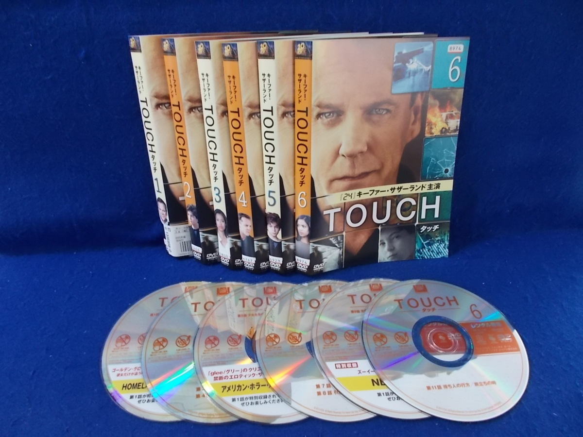 海外ドラマDVD TOUCH/1～6巻/字幕版のみ/レン落ち/dvdset00054_画像1