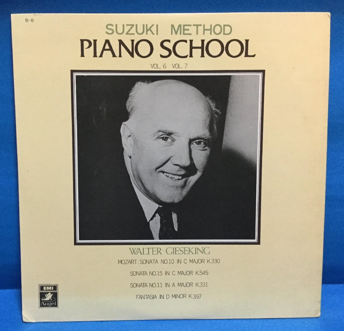 LP クラシック SUZUKI METHOD PIANO SCHOOL / ワルター・ギーゼキング 日本盤_画像1