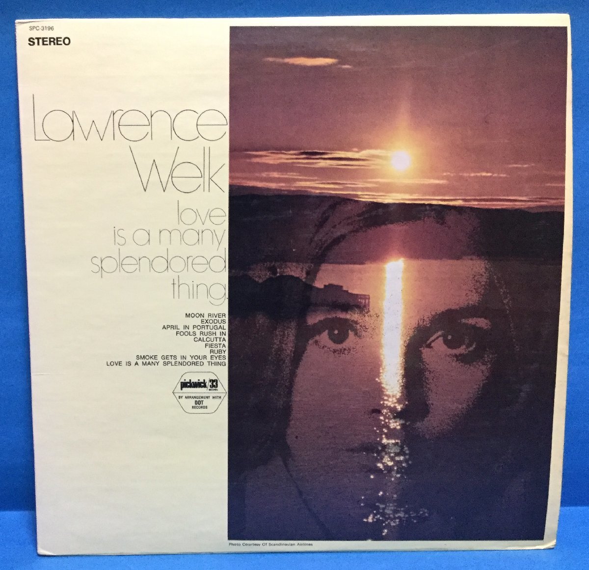 LP JAZZ LAWRENCE WELK / LOVE IS A MANY SPLENDORED THING 米盤_画像1