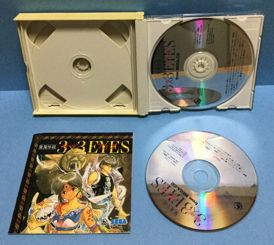 CD ゲーム 聖魔伝説 3×3EYES from MEGACDの画像2