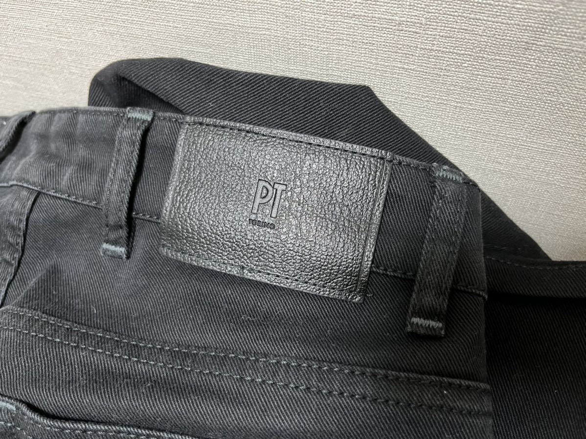 PT TORINO DENIM ring別注 REGGAE ブラックデニムパンツ バンダナ付 28