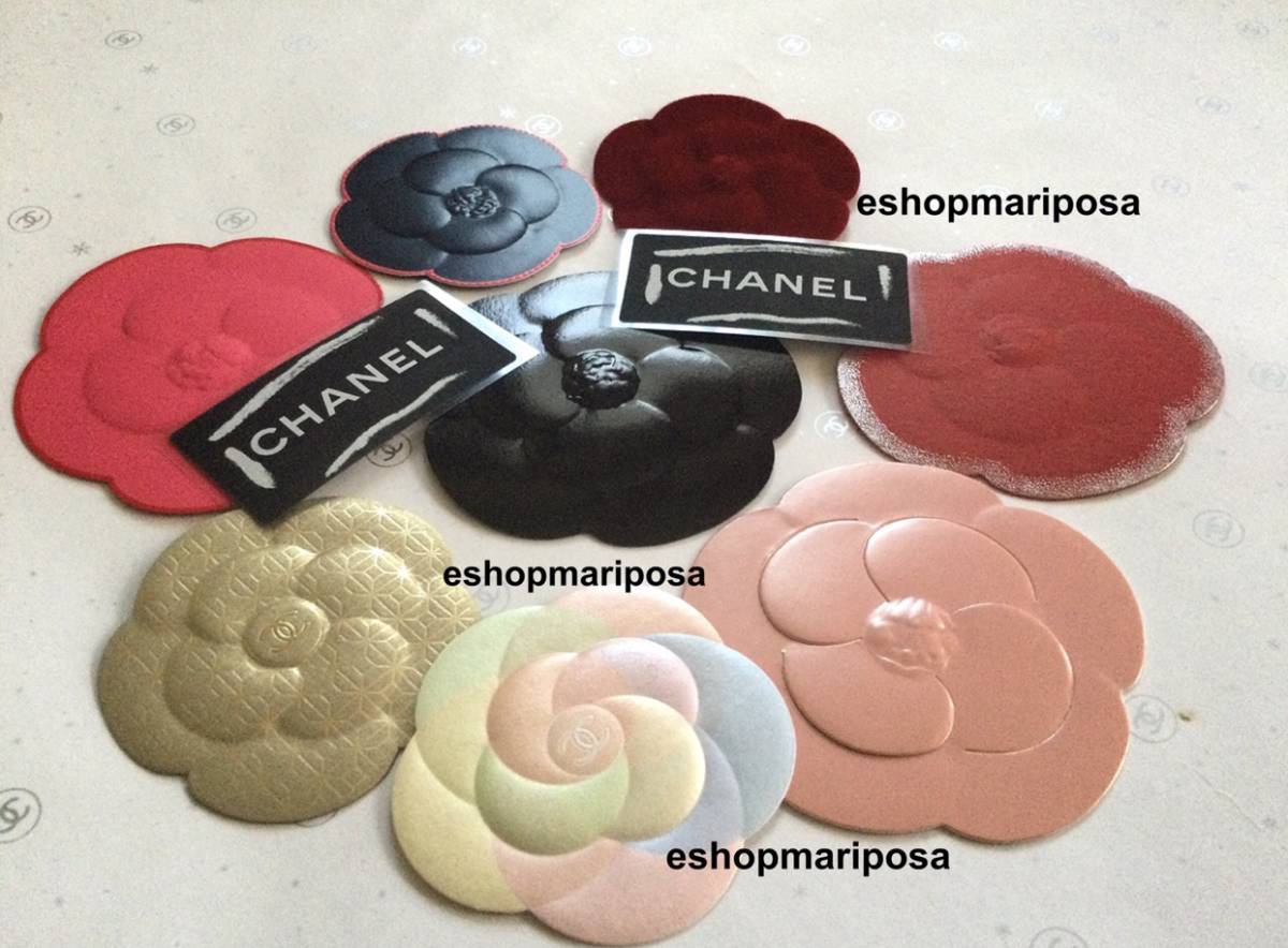 CHANEL◇シャネル 10点セット♪ カメリアステッカー ロゴシール黒