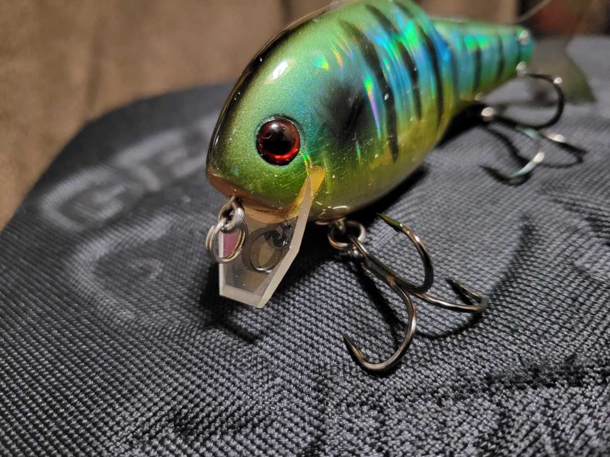 ★NORIES★HIRA CRANK GILL S-BILL 110SS ノリーズ ヒラクランクギル HR03 フラッシュギル 中古 SIZE 110mm WEIGHT 30g デジ巻き 田辺 哲男_画像2