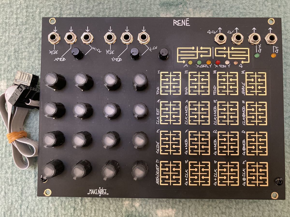 現金特価 Make noise モジュラーシンセ シーケンサー Rene 2