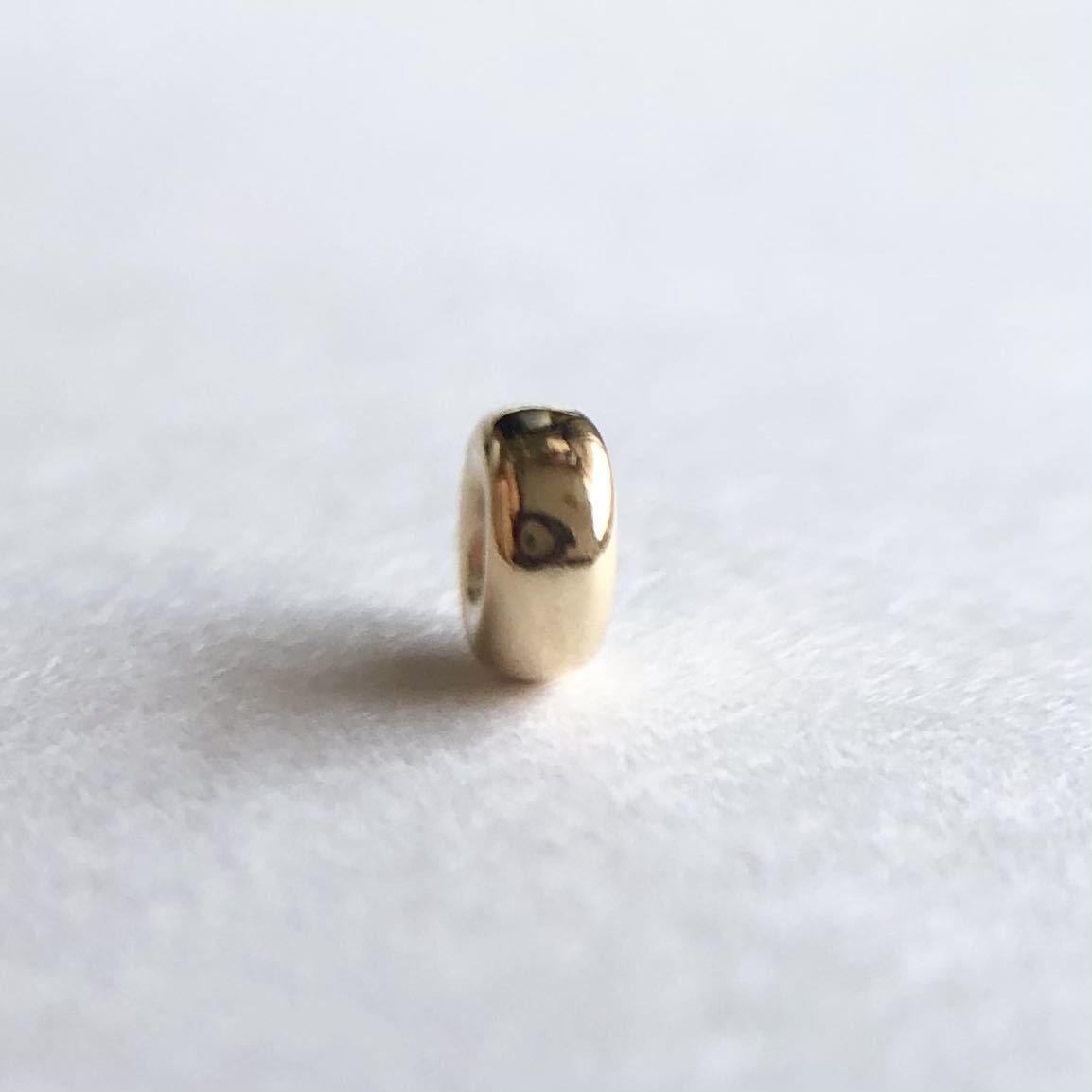 18金 ロンデルビーズ 3mm 20個セット k18 アクセサリー パーツ 18k