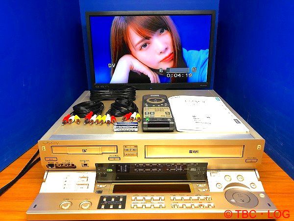 正規通販 SONY DV miniDV SVHSダブルデッキ WV-D10000