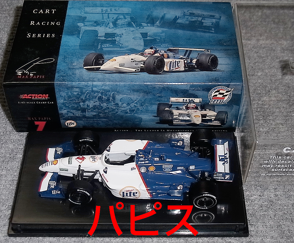 ACTION 1/43 MILLER LITE レイナード フォード パピス 1999 インディ INDY CART REYNARD FORD MAX PAPIS ミラー ライト_画像1