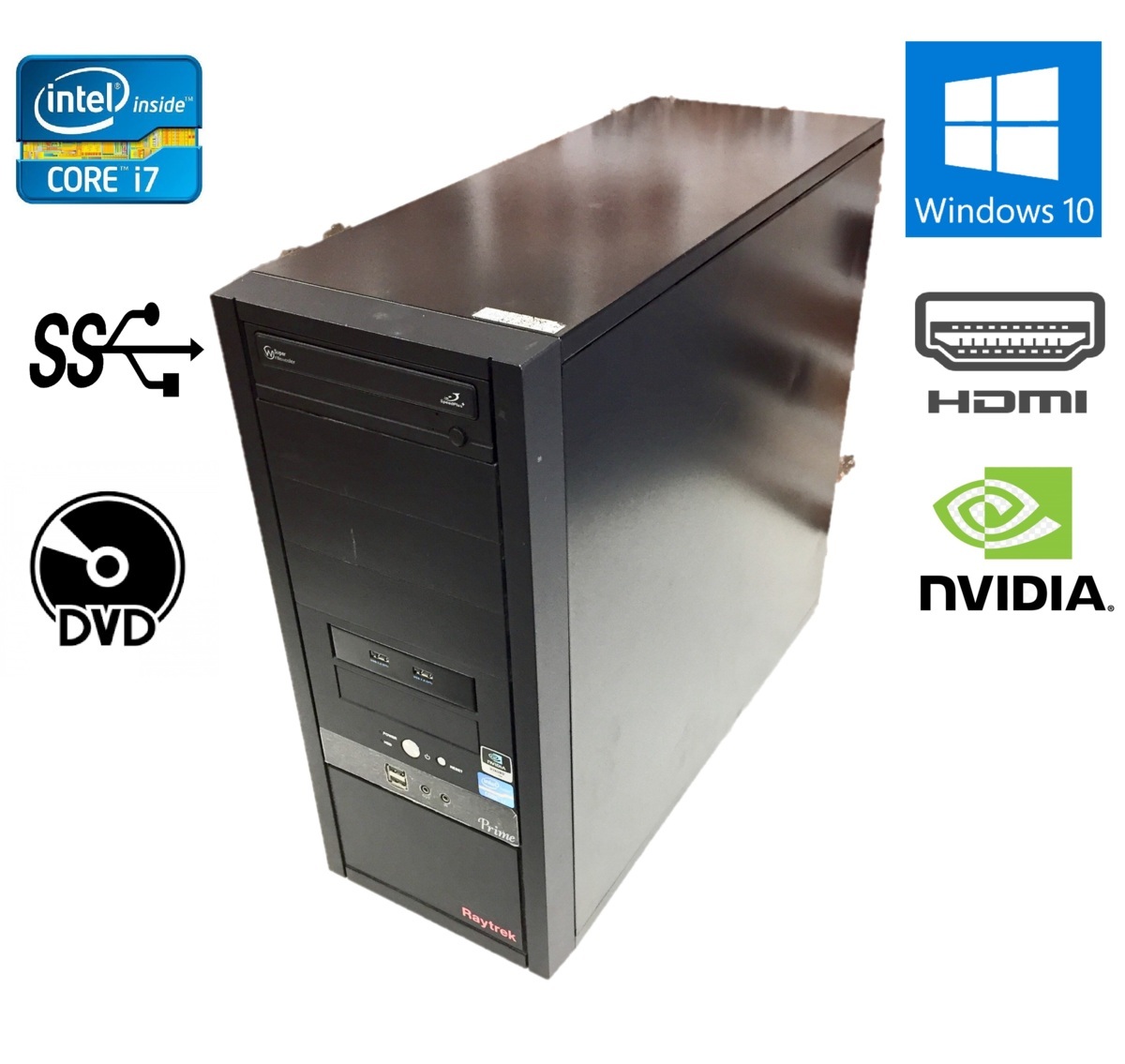 JC2007Y【1円~】 Raytrek H67DE Prime 自作PC CPU:Intel(R) Core(TM