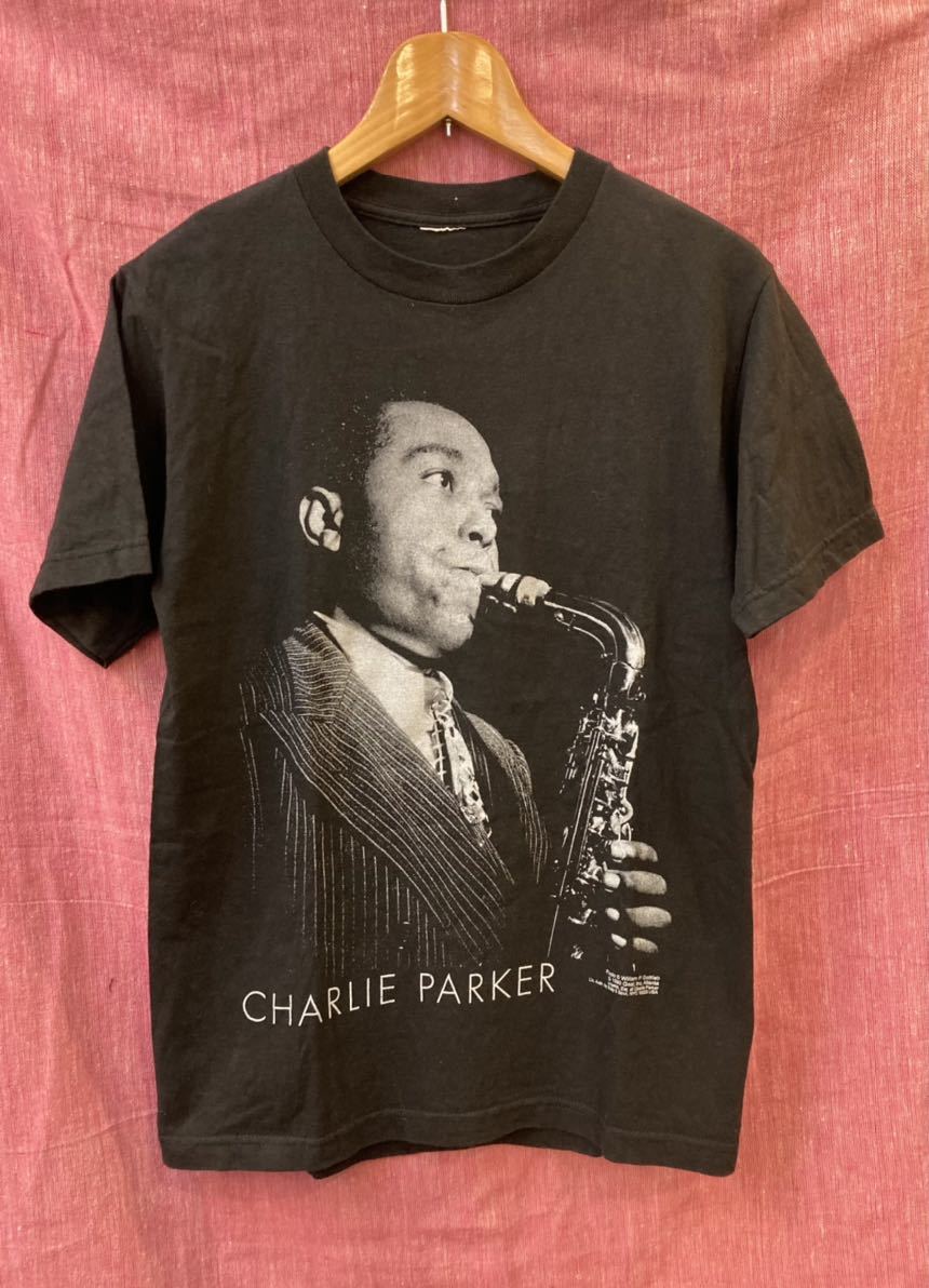 正規品販売! 野村訓市着用90's charlie parker tシャツ jazz bird