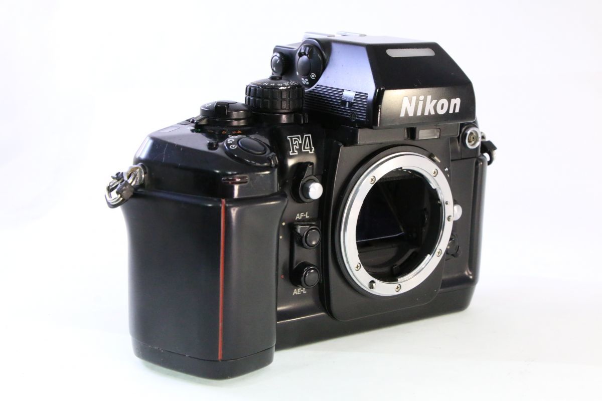 実用☆ニコン Nikon F4 ボディ☆シャッター全速・露出計完動・液漏れ