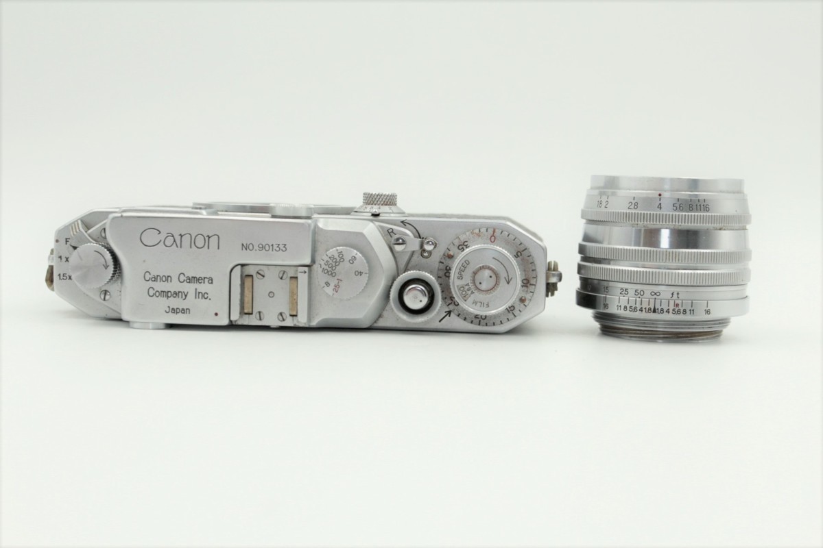 キャノン Canon Ⅳ Sb ( 4sb IV Sb) + 50mm f/ 1.8 L39 LTM レンズ レンジファインダーボディ レンズセット_画像4