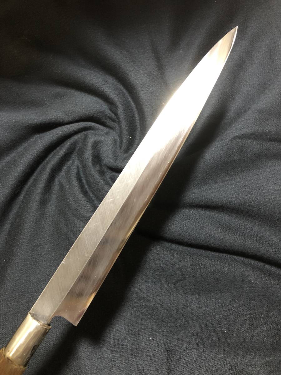 美品・研ぎ済み】【堺特製】 柳刃包丁 刺身包丁 和包丁 刃物 霞包丁