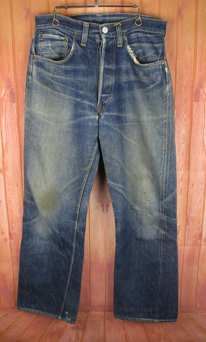 MZP13392 VINTAGE LEVI'S リーバイス 501XX 革パッチ デニムパンツ ジーンズ ビンテージ オリジナル W31