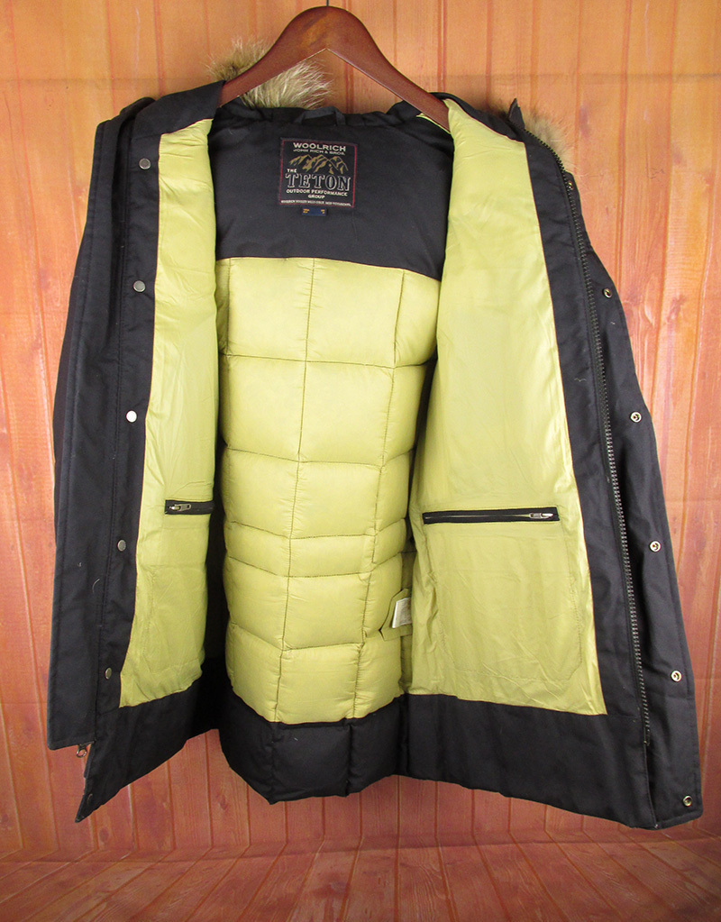 LWJ17870 WOOLRICH ウールリッチTETON BLIZZARD PARKA テトン ブリザードパーカー ダウンジャケット USA XS/EU S 濃紺系_画像3