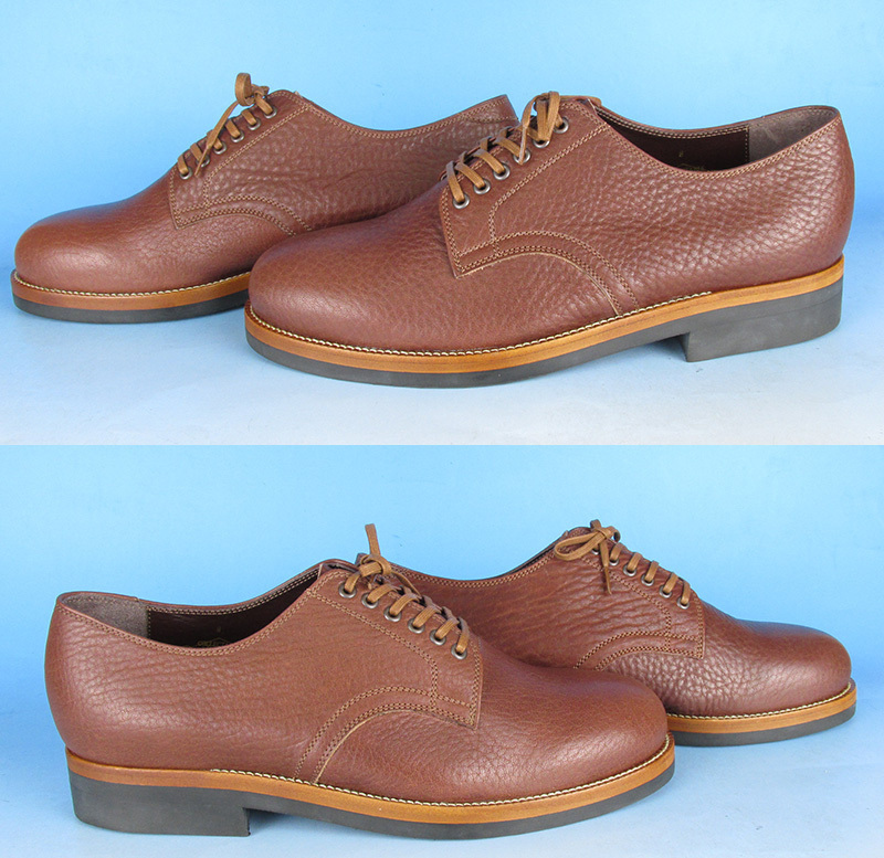 MYF8508 DALLES&COda Lee zSTACKMAN.FAs tuck man leather shoes 8(26~26.5cm) tea new goods 
