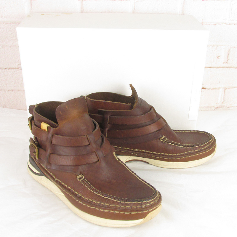 LFF8524 visvim ビズビム MESA MOC-FORK BISON ブーツ US8_画像9