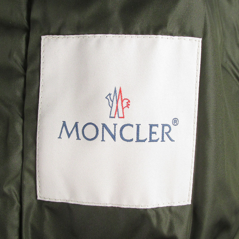 LSAKHJ16321 MONCLER モンクレール CAPBRETON ナイロンジャケット 0 オリーブ系 新品_画像4