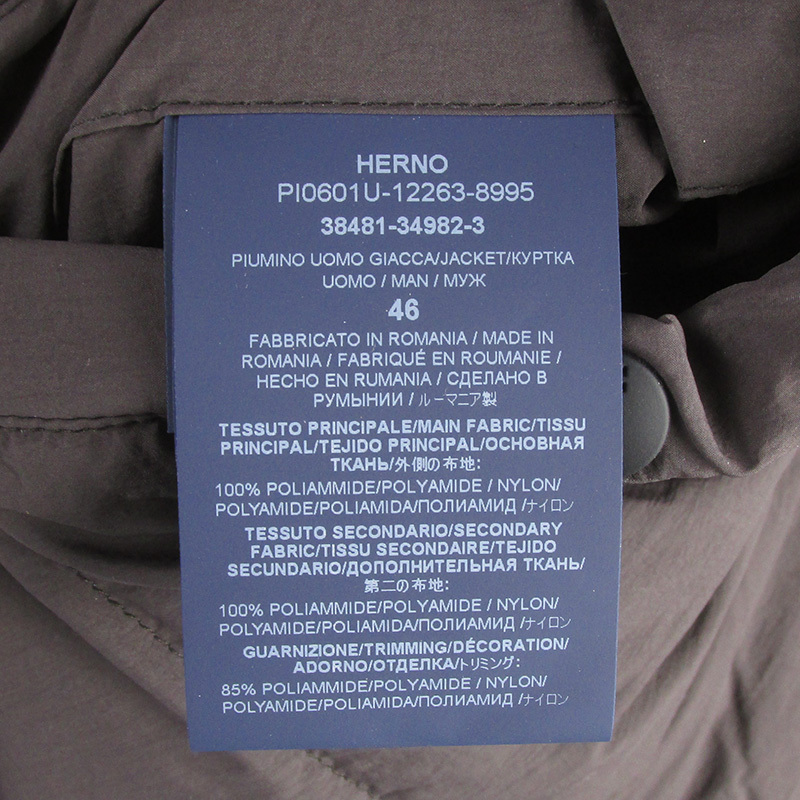MWJ18616 HERNO ヘルノ リバーシブル ダウンジャケット pi0601u-12263 