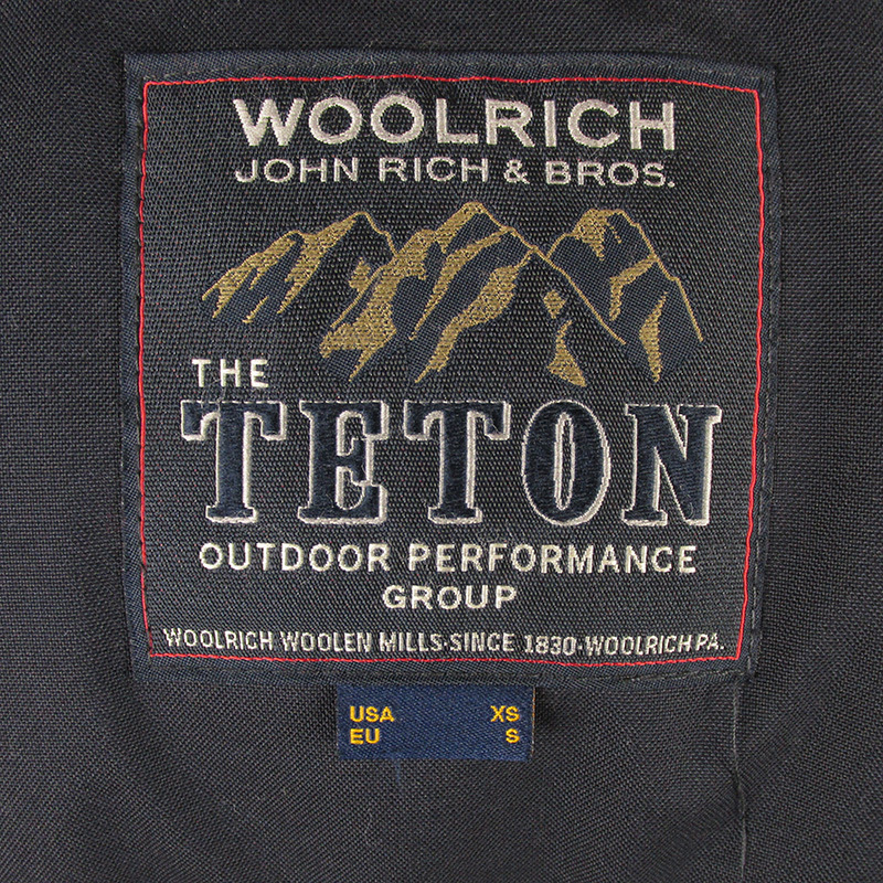 LWJ17870 WOOLRICH ウールリッチTETON BLIZZARD PARKA テトン ブリザードパーカー ダウンジャケット USA XS/EU S 濃紺系_画像4